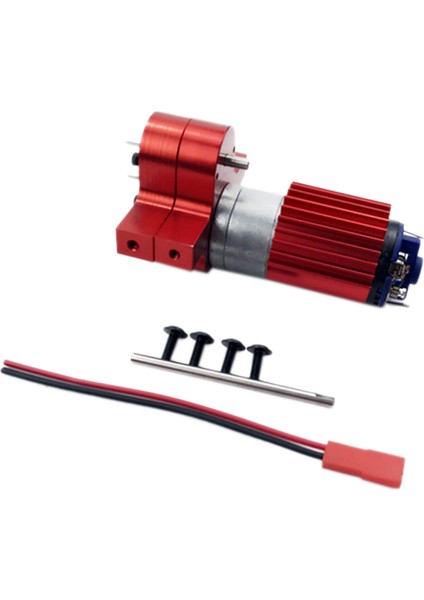 2pcs Yağ Ayarlanabilir 65MM Şok Emici Damper Kırmızı ve 1pcs 370 Fırçalanmış Motor+Alaşımlı Isı Batma Dişli Kutusu Seti (Yurt Dışından) fırsatları