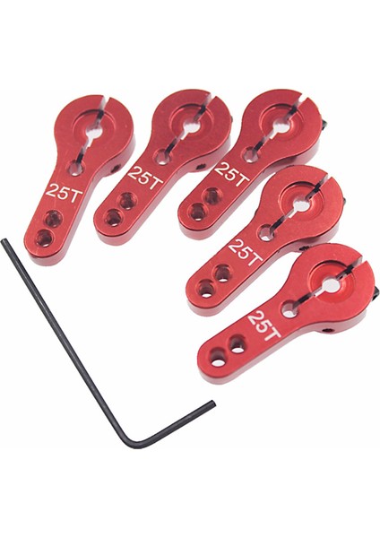 24PCS 25T Alüminyum Servo Boynuz M3 Iplikler Direksiyon Kolu Yüksek Tork Servo Motorlar Parçalar Rc Araba Düzlemi Teknesi (Yurt Dışından) fiyatları