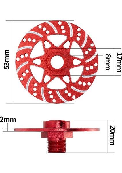 4pcs Kasırga Fren Disk Tekerleği Hex Hub 17MM Arrma Için 1/7 Ihlali Sınırsız Suç 1/8 Typhon Rc Yükseltme Parçaları Kırmızı (Yurt Dışından) fırsatları