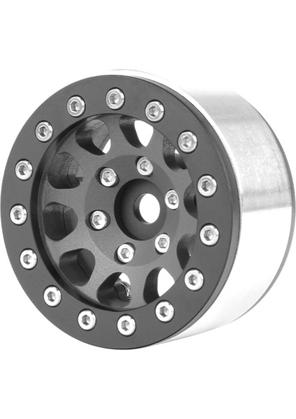 Mavi Siyah Jant 4 Pcs 1.55 Inç Metal Tekerlek Model Araç Parçaları Eksenel SCX10 Hayalet Trx4 Trx6 D90 1/10 Rc Craıl Araç (Yurt Dışından) fırsatları