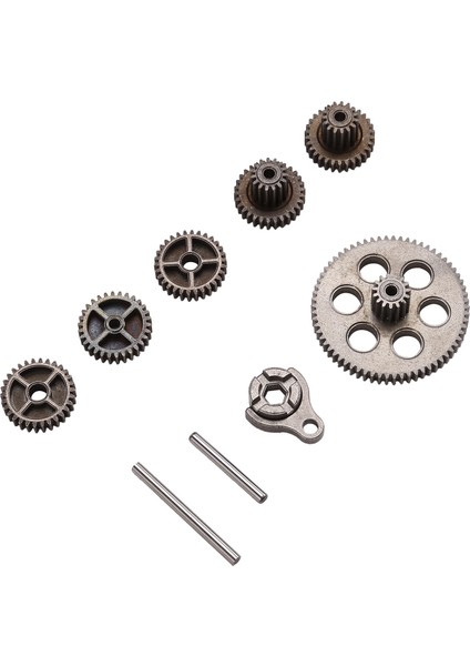 8pcs dişli çelik sertleştirilmiş RC dişli kiti fcx24 1/24 rc araba yükseltme parçaları (Yurt Dışından)