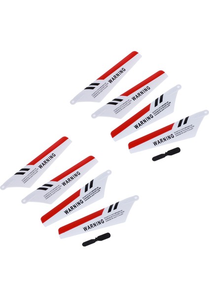 8 x Bıçaklar Syma S107 S107G Gyro Uzaktan Kumanda Helikopter Yağarcıları Onar Kırmızı (Yurt Dışından)