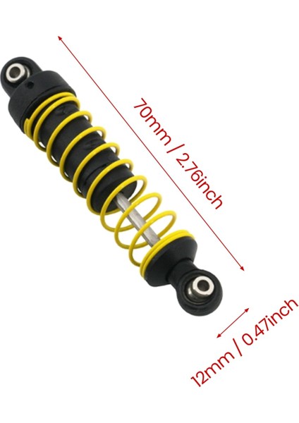 Yağ Şok Emici Damper Rc Araç Yükseltme Parçaları Scy 16101 16102 Mjx 16207 Wpl C14 C24 Mn D90 MN99S SY1201 (Yurt Dışından) fiyatları