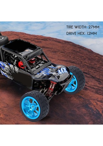 65MM Metal Tekerlek Jant + Yüksek Kavrama Kauçuk Lastikler Wltoys Için Lastikler 144001 A959 A959-B 124019 124018 Rc Araç Parçaları, Mavi (Yurt Dışından) indirimleri