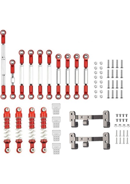 2x Metal Direksiyon Bağlantı Çubuk Çekme Çubuk Montajlar Wpl C14 C14 C24 C24-1 1/16 Rc Araç Yükseltme Parçaları Için Ayar Abimerler (Yurt Dışından) fiyatları