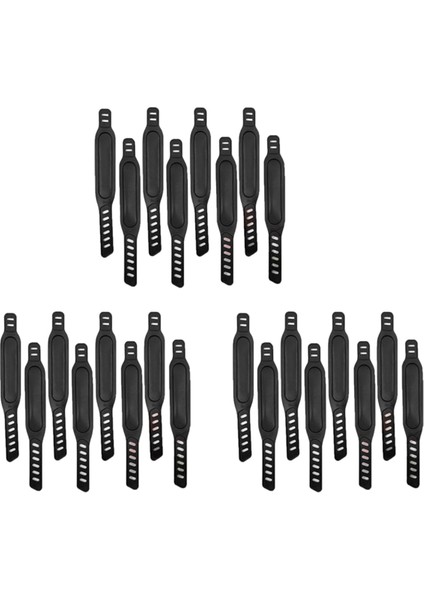 24 Adet Egzersiz Bisiklet Pedal Kayışları, Ayarlanabilir Pedal Kayışları Ayak Pedalı Kayışları Döner Egzersiz Bisikleti Ev Veya Spor Salonu (Yurt Dışından)