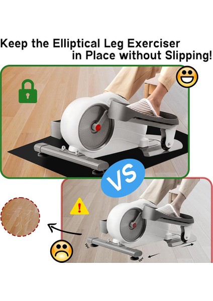 Elipse Bacak Egzersiz Makine Mat, Slip Olmayan Egzersiz Matları Alt Masa Eliptikleri, Elektrikli Oturmuş Ayak Pedalı Egzersiz (Yurt Dışından) fırsatları