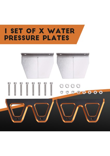 2pcs Metal Döşeme Sekmeleri Dalga Dengesi Kanatları Rc Yarış Teknesi Için Su Basınç Plakası O/v ​​yat Mono (Yurt Dışından) fırsatları