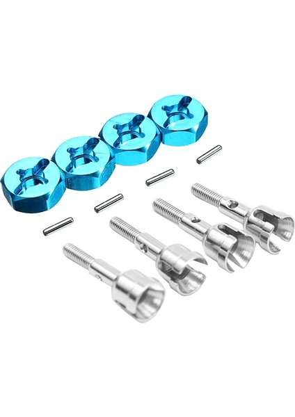 4pcs Altıgen Birleştirici Tekerlek Jant Hex 7mm 1/18 Wltoys A949 &amp; 4pcs Tekerlek Azları 1/18 Rc Wltoys A949 (Yurt Dışından)