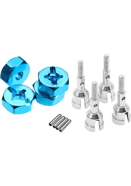 4pcs Altıgen Birleştirici Tekerlek Jant Hex 7mm 1/18 Wltoys A949 &amp; 4pcs Tekerlek Azları 1/18 Rc Wltoys A949 (Yurt Dışından) fiyatları
