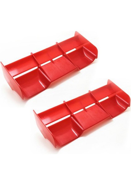 2x 1: 8 Buggy Rc Arabalar Rc Plastik Naylon Kuyruk Kanadı 1/8 Ölçekli Nitro Elektrikli Yol Kapalı Buggytruck Uzaktan, Kırmızı (Yurt Dışından)