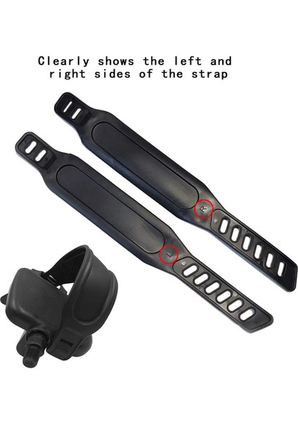 24 Adet Egzersiz Bisiklet Pedal Kayışları, Ayarlanabilir Pedal Kayışları Ayak Pedalı Kayışları Döner Egzersiz Bisikleti Ev Veya Spor Salonu (Yurt Dışından) fırsatları