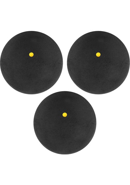 3pcs Squash Topu Tek Noktalı Düşük Hızlı Spor Kauçuk Toplar Profesyonel Oyuncu Rekabet Squash (Yurt Dışından) modelleri