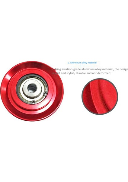 2pcs 73MM Evrensel Alüminyum Asansör Ağır Yük Taşıyan Kasnak Tekerlek Kablosu Fitness Spor Salonu Ekipmanı (Yurt Dışından) modelleri