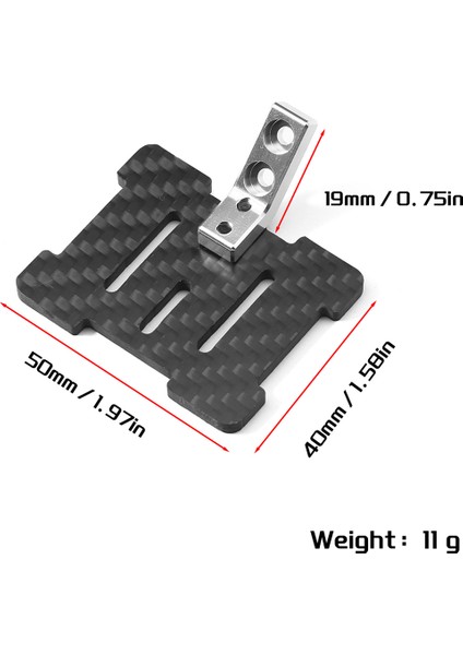 Tamiya Için Karbon Fiber Esc Montaj Plakası 1/10 Bbx 01 Bbx-01 Yükseltme Parçaları Aksesuarları (Yurt Dışından) fırsatları
