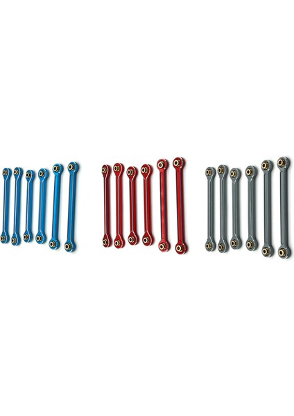 Rc Araba Yükseltme Çekme Çubuk Bağlantı Çubuk Direksiyon Çubuğu Mjx Için Set 1/10 10208 Canavar Rc Araba Yükseltme Parçaları Gri (Yurt Dışından) fiyatları