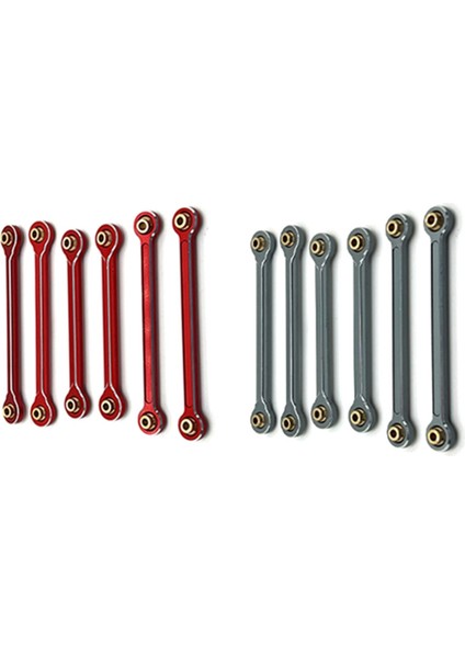 Rc Araba Yükseltme Çekme Çubuk Bağlantı Çubuk Direksiyon Çubuğu Mjx Için Set 1/10 10208 Canavar Rc Araba Yükseltme Parçaları Gri (Yurt Dışından) indirimleri