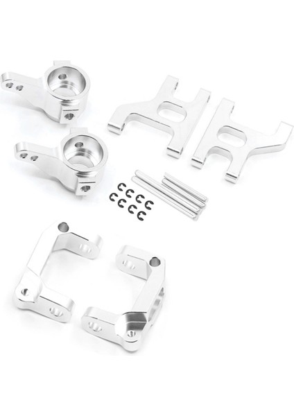 4x Metal Ön Direksiyon Kupası C Hub Hub Taşıyıcı Süspansiyon Kolu 1/10 Rc Paletli Araba Tamiya CC01 Cc-01 Yükseltme Parçaları, 2 (Yurt Dışından) fiyatları
