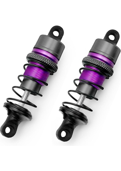 1/10 2 Çift Metal Hidrolik Şok Emiciler RC Uzaktan Kumanda Araba Düz Yarış Drift Arabası (67mm) Mor (Yurt Dışından) fiyatları