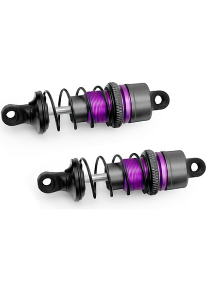 1/10 2 Çift Metal Hidrolik Şok Emiciler RC Uzaktan Kumanda Araba Düz Yarış Drift Arabası (67mm) Mor (Yurt Dışından) modelleri