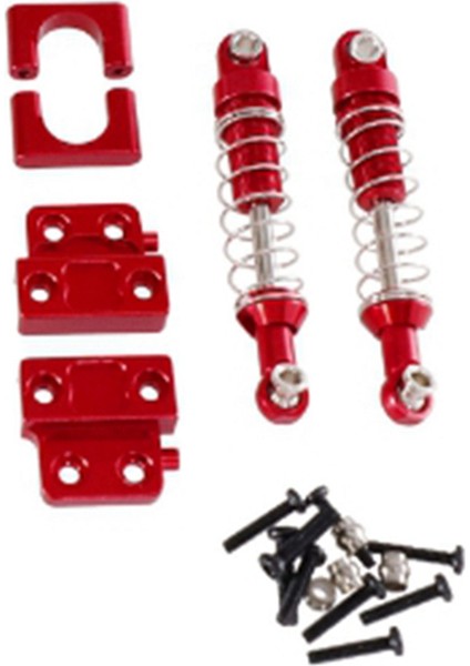 Alüminyum Alaşım Yükseltme Arka Aks Sabit Parçaları MN82 LC79 Uzaktan Kumanda Araba Yedek Parçalar Arka Şok Emici (Yurt Dışından) indirimleri