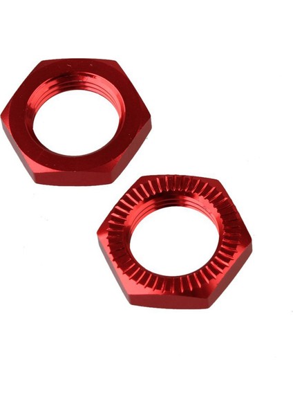 4x 17MM Yükseltme Tekerlek Hex Hub Somun Kapağı N10177 Rc1: 8 Model Araba, Kırmızı (Yurt Dışından) fırsatları