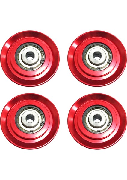 4pcs 73MM Evrensel Alüminyum Asansör Ağır Yük Taşıyan Kasnak Tekerlek Kablosu Fitness Spor Salonu Ekipmanı (Yurt Dışından)