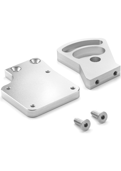 Fırçasız Dönüşüm Motor Tutucu Motor Montaj Braket Koltuğu Traxxas Revo 2.5/3.3 E-Revo Rc Araba Yükseltme Parçaları Gümüş (Yurt Dışından)