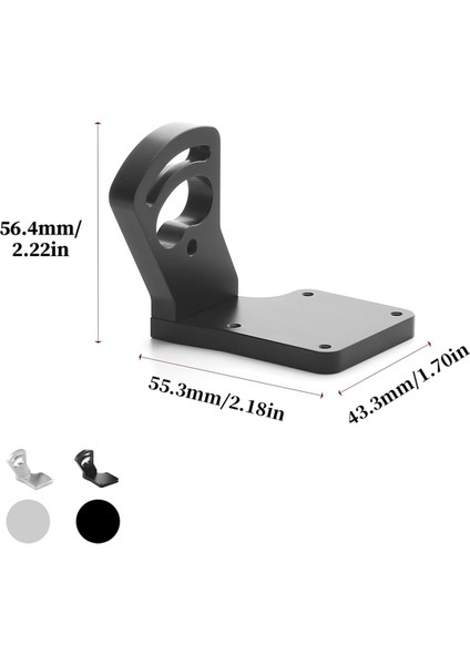Fırçasız Dönüşüm Motor Tutucu Motor Montaj Braket Koltuğu Traxxas Revo 2.5/3.3 E-Revo Rc Araba Yükseltme Parçaları Gümüş (Yurt Dışından) modelleri