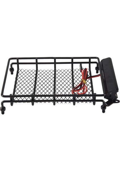 Mn D90 D91 D99 MN90 MN99S 1/12 Rc Araba Yükseltme Parçaları Metal Bagaj Taşıyıcı Tepsi Çatı Rafı LED Işık Aksesuarları (Yurt Dışından) modelleri