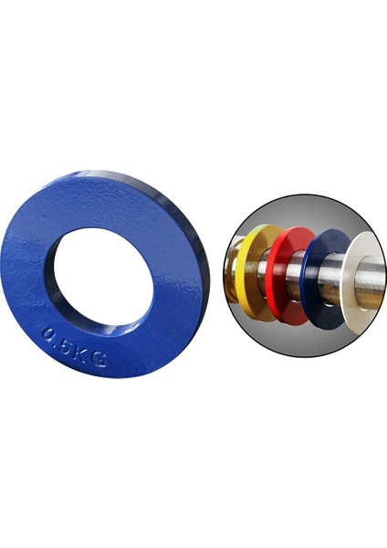 2x Fraksiyonel Ağırlıklar Fraksiyonel Ağırlıklar Mini Ağırlık Plakaları Kuvvet Antrenman Plakaları Doğru Disk Aksesuar Mavi 0.5kg (Yurt Dışından)