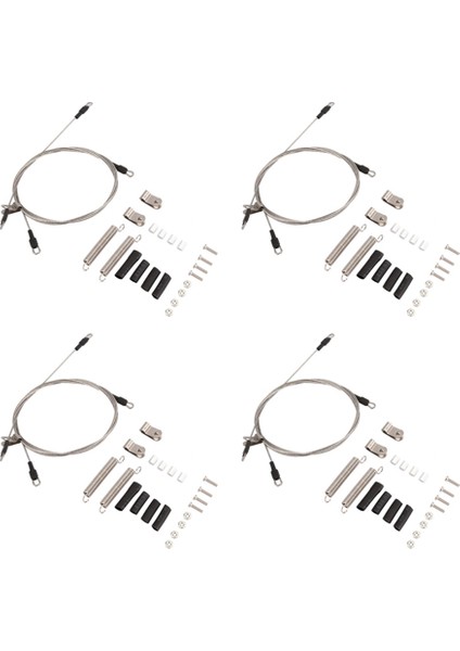 4x Rc Araç Modifiye Parça Çelik Halat 1/10 Rc Prıgler Traxxas Trx-4 Trx4 Eksenel SCX10 D90 D110 (Yurt Dışından)