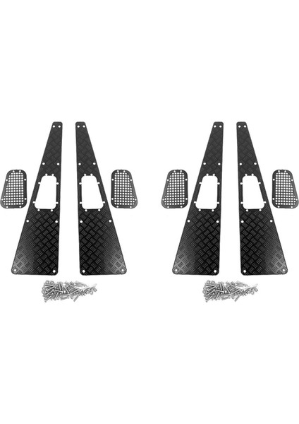 Traxxas Trx-4 Trx4 Defender Için 4x Metal Metal Ön Anti-Sıdlı Plaka Emme Izgarası (Yurt Dışından)