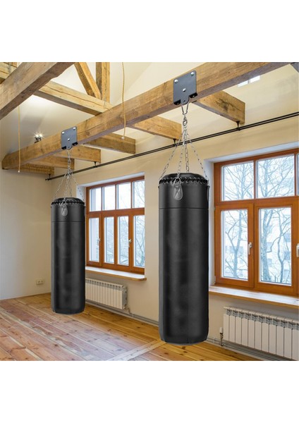 Ağır Delme Boks Torbası Askı - Ağır Hizmet Torba Askı Braketi, 360 ° Döndürme Duvar Tavan Montaj Ahşap Işın Kancası (Yurt Dışından) indirimleri