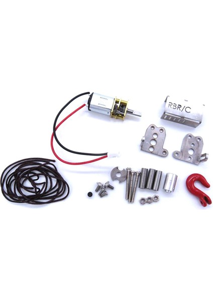 WPL C14 C24 C34 MN D90 MN99S JJRC için Kontrol Kablosu ile Metal RC Otomatik Vinç 1/14 1/14 1/16 RC Araba Yükseltme Parçaları (Yurt Dışından)