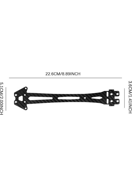 1/10 Tamiya TT01 Rc Araç Yükseltme Aksesuarları Için Karbon Fiber Ikinci Kat Tahtası Kiti (Yurt Dışından) modelleri