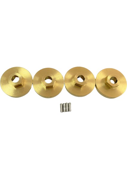 Fms Için FCX24 Pirinç Tekerlek Hex Adaptör Aksına Karşı Ağır Fren Diski 1/24 Rc Paletli Araba Yükseltmeleri Parça Aksesuarları (Yurt Dışından)