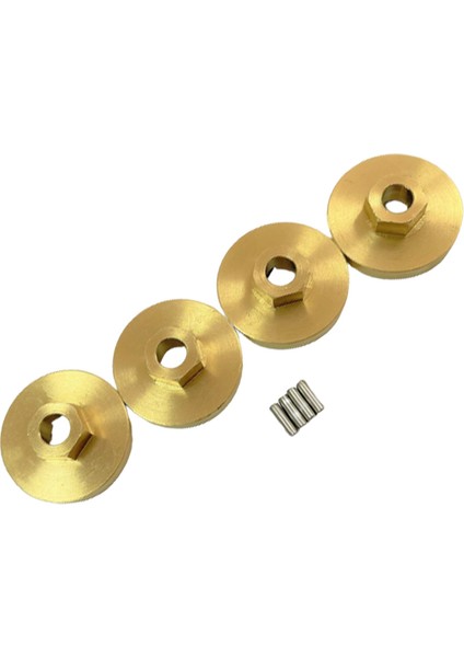 Fms Için FCX24 Pirinç Tekerlek Hex Adaptör Aksına Karşı Ağır Fren Diski 1/24 Rc Paletli Araba Yükseltmeleri Parça Aksesuarları (Yurt Dışından) modelleri