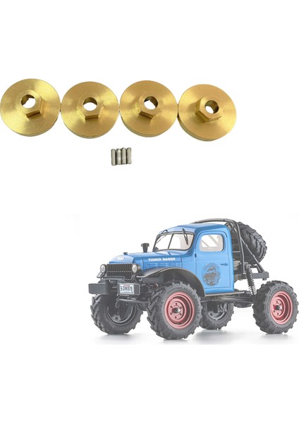 Fms Için FCX24 Pirinç Tekerlek Hex Adaptör Aksına Karşı Ağır Fren Diski 1/24 Rc Paletli Araba Yükseltmeleri Parça Aksesuarları (Yurt Dışından) indirimleri