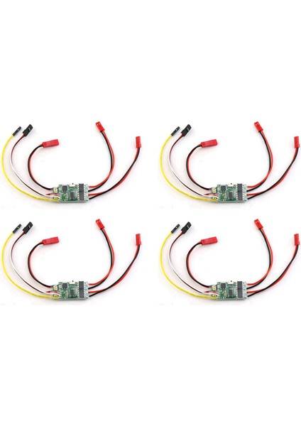 4x iki yönlü çift yönlü 5A ESC Fırçalanmış Hız Kontrolörü Çift Yolu ESC 2S-3S LIPO RC Model Araba Tekne Tankı Yedek Parçalar (Yurt Dışından)