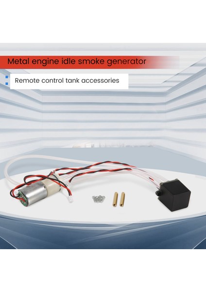 Metal Motor Rölanti Duman Jeneratör Motoru Heng Uzun 1/16 Rc Tank Model Araba 63HE (Yurt Dışından) fırsatları