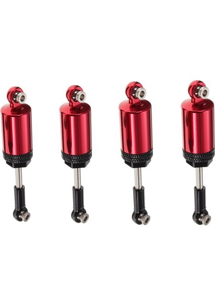 16pcs WPL için Alaşım Şok Emicisi 1 16 Henglong C-14 C-24 Pikap Paletli Yarım Kamyon RC Araba Yedek Parçaları Kırmızı (Yurt Dışından) modelleri