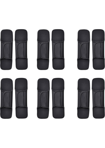 6 Çift Slip Anti-Slip Omuz Kayışı Padleri Yumuşak Konforlu Yedek Yedek Yedekler Business Çantaları Okul Çantası Yürüyüş Sırt Çantası (Yurt Dışından)