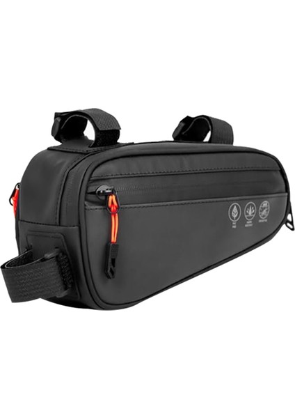 Bisiklet çerçeve çantası iki yan cepli su geçirmez bisiklet çantası dağ yolu bisikleti için bisiklet tüpü depolama torbası (Yurt Dışından)