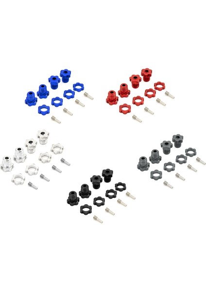 4pcs Metal 17MM Spline Whex Hex Hub Adaptörü 5353 Traxxas E-Revo E-Revo E-Maxx T-Maxx Revo 3.3 Zirve Xo-1 Yükseltme Parçaları, 5 (Yurt Dışından) modelleri