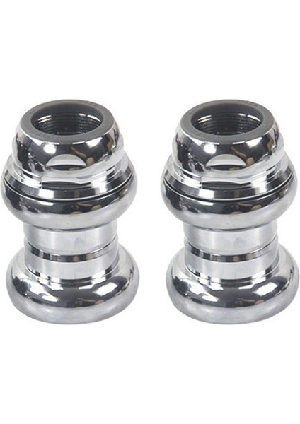 2pcs 22.2mm Bisiklet Kulaklığı 1 Inç Sabit Dişli Yarış Bisiklet Kulaklığı Yatağı Sabit Dişli Alüminyum Alaşım Kulaklık, Gümüş (Yurt Dışından)