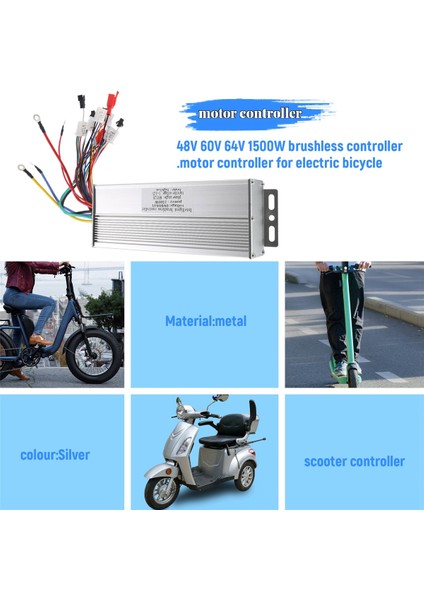 48V 60V 64V 1500W Fırçasız Kontrolör/ebike Kontrolör/elektrikli Bisiklet/scooter Için Bldc Motor Denetleyici (Yurt Dışından) indirimleri