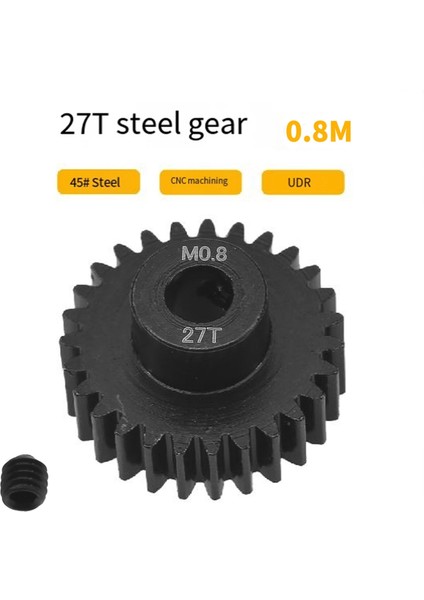 Traxxas Için Udr Arka Düz Aks Kısa Kart 32P M0.8 27T 5mm Delik Çelik Motor Dişli Motor Dişli (Yurt Dışından) fırsatları