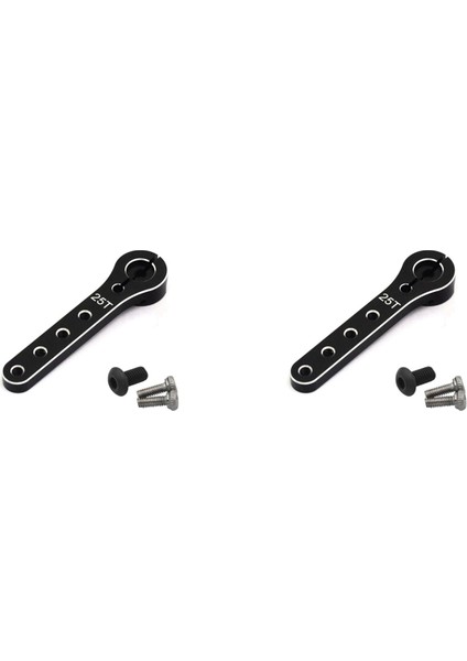 2set 56MM 25T Metal Servo Kol Uzatma Servo Boynuzu 1/10 Rc Trail Araç Teknesi Futaba Hsp Wltoys Axıal SCX10 Traxxas, 2 (Yurt Dışından)