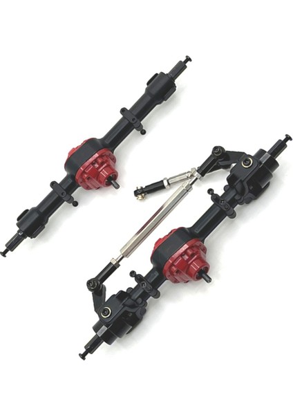 Mnmodel Için Ön ve Arka Aks Assy 1/12 MN82 LC79 MN78 Uzaktan Kumanda Araç Parçaları Metal Yükseltme Siyah (Yurt Dışından) fiyatları